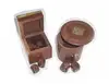 Sheesham Wood Dice set in a wooden box