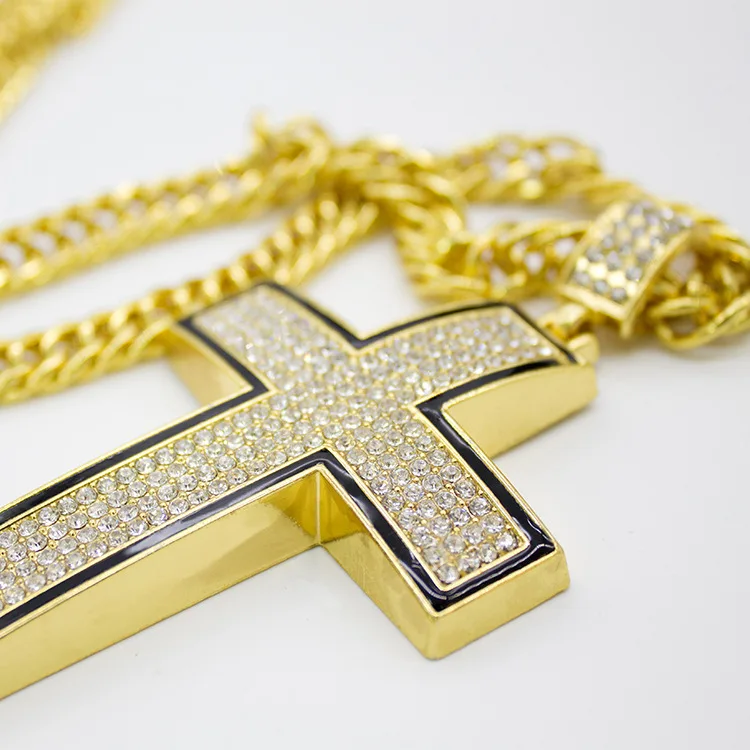 Wholesale 14k Gold Plated Cross Cuban Hiphop Men Chain Pendant - Buy Cross Pendant,Gold Plated ...