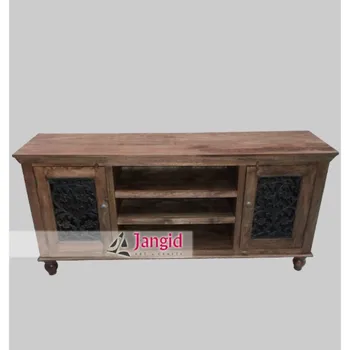 Sheesham Wooden Ethnic Dubai Country Style Tv Cabinets With