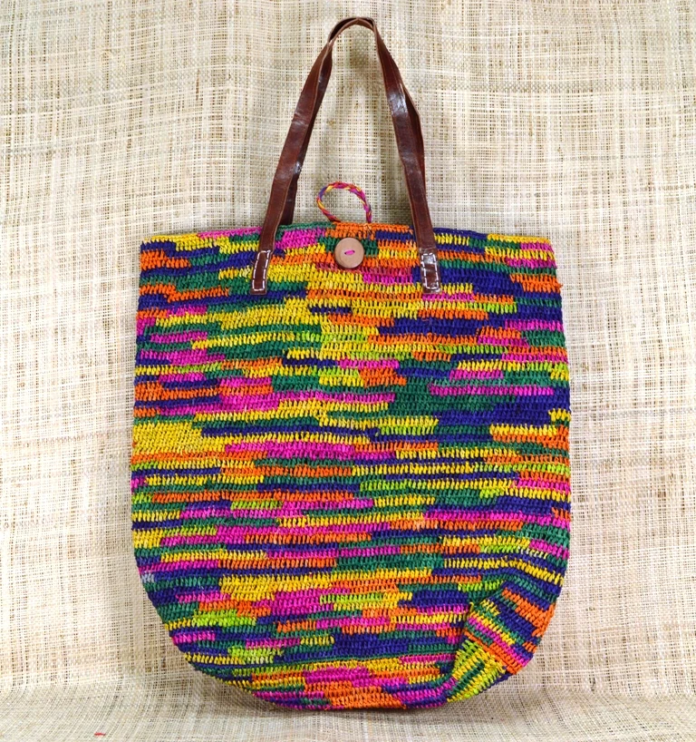 handmade raffia bags