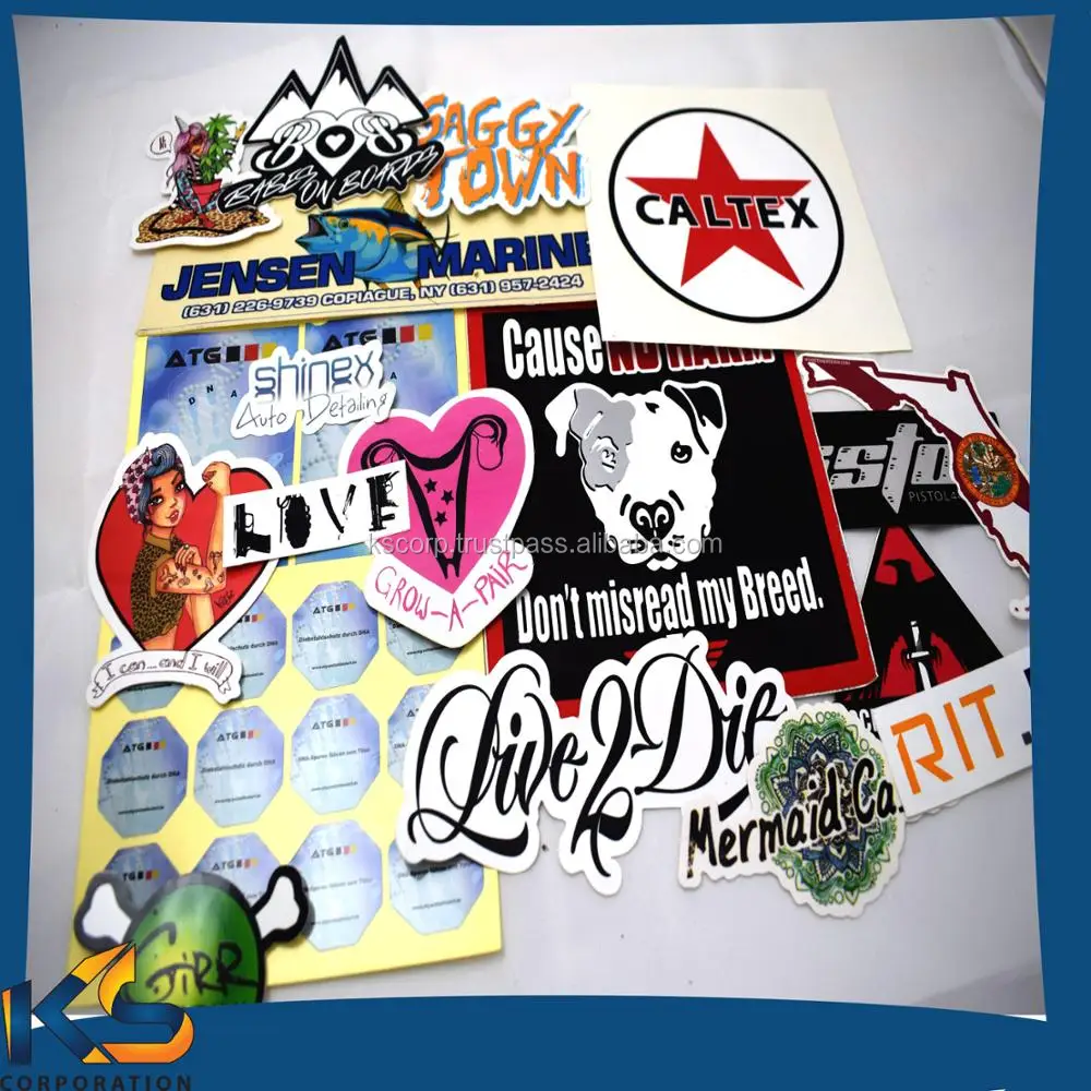 Waterproof Vinyl Die Cut Label,Custom Adhesive Print Company Logo