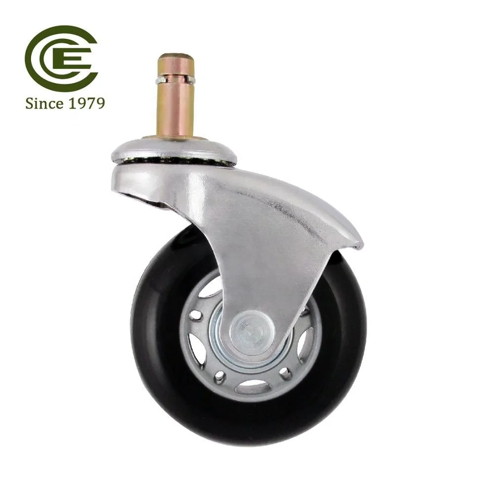 CCE Caster 65mm Furniture Chair Casters For Bed Wheels Carpet Hardwood Floors