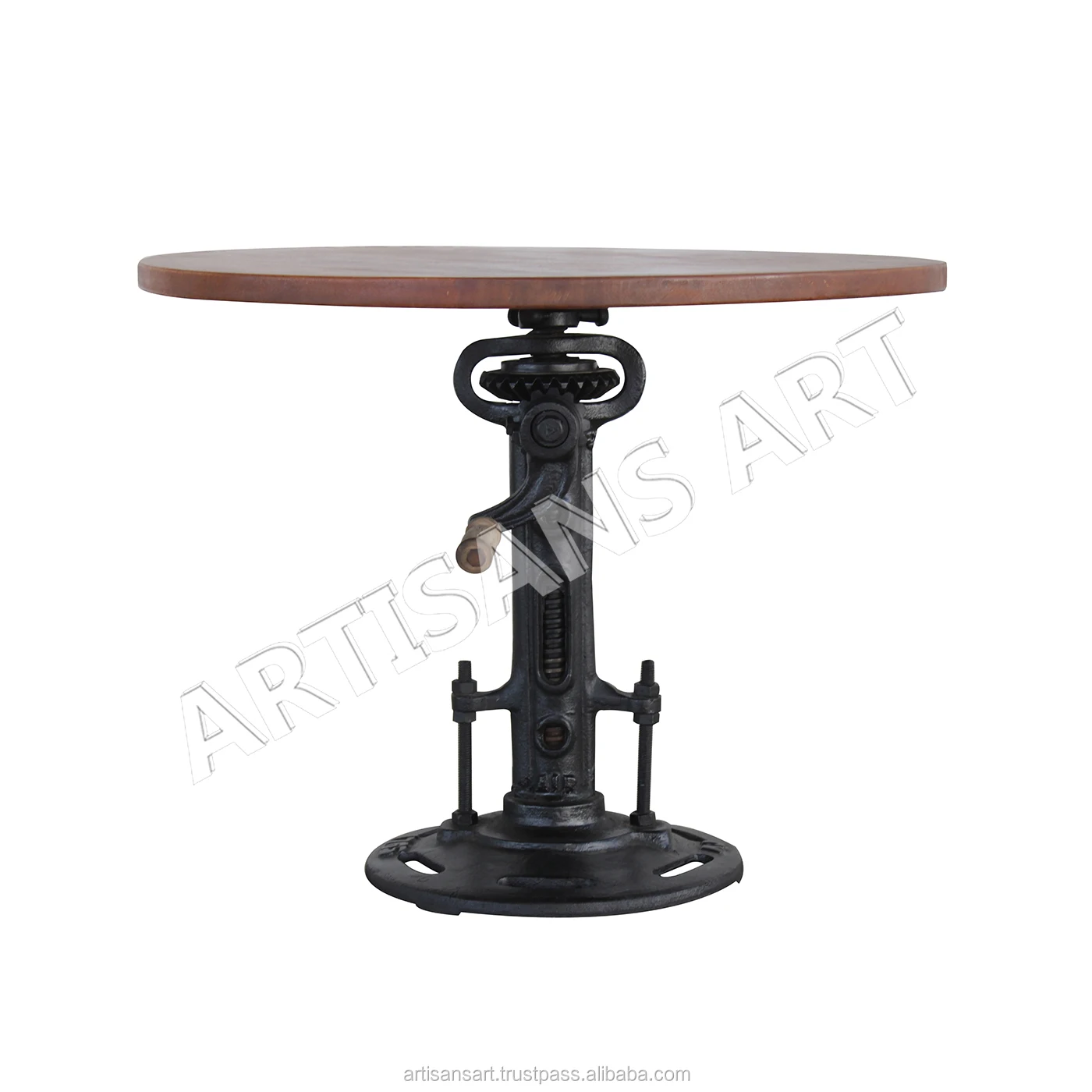 Crank Meja Bulat Industri Besi Berat 20 Meja Samping Crank Ruang Tamu Desain Meja Bulat Kafe Buy Ruang Tamu Kecil Meja Bulat Outdoor Bulat Meja Tops Vintage Besi Engkol Meja Product On Alibaba Com