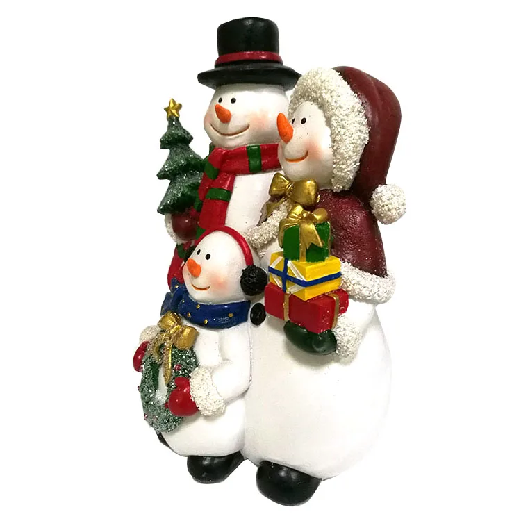 snowman resin figurines