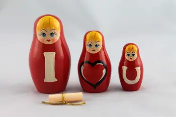 valentine nesting dolls