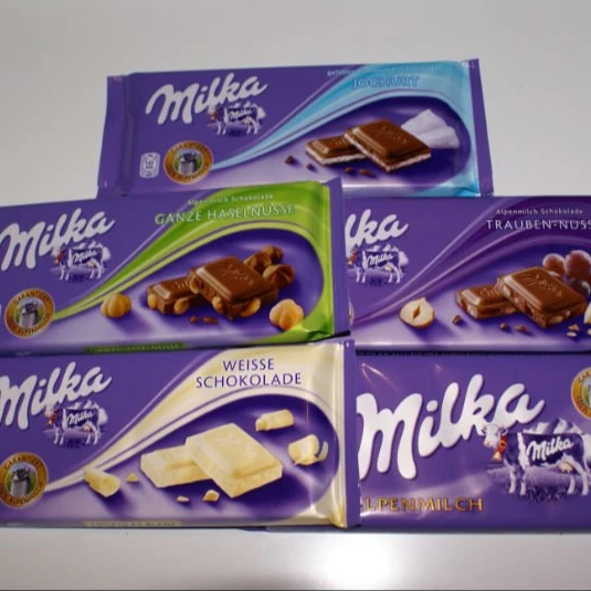 Шоколад Milka Creme with Crispy Biscuit 100г