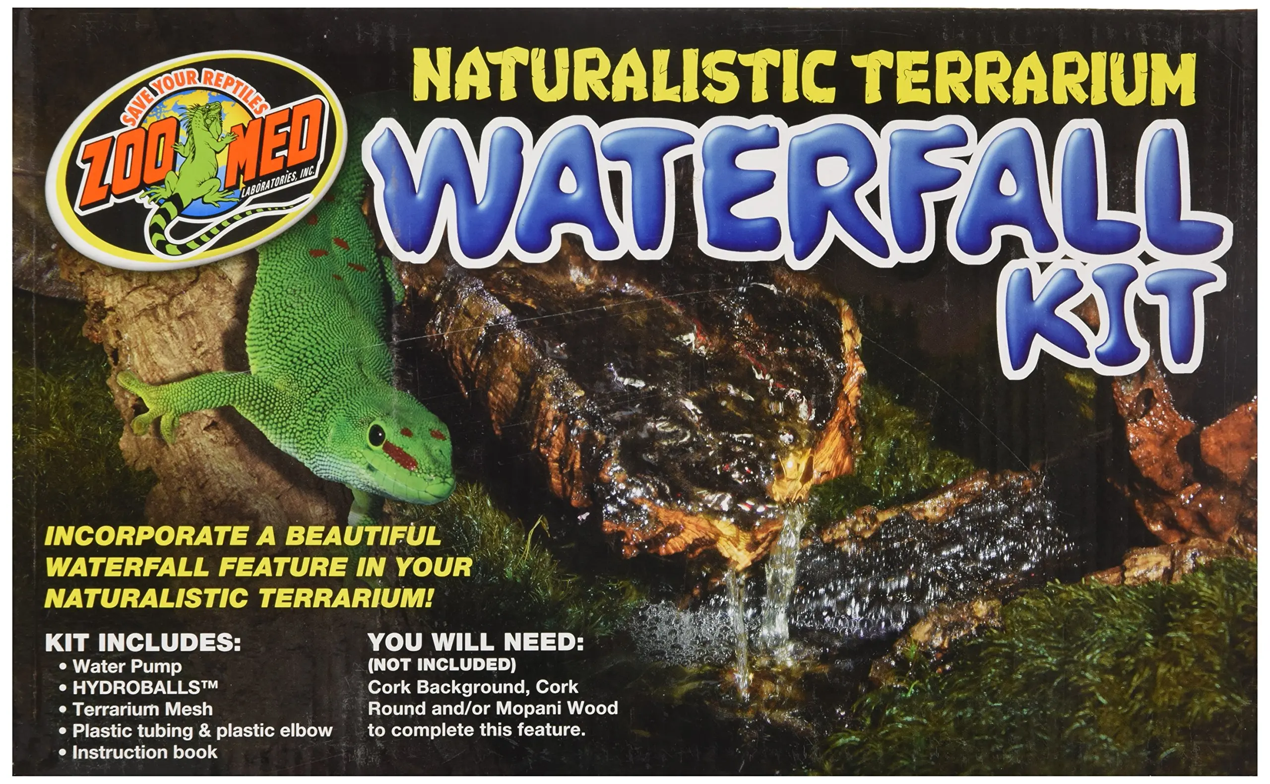 zoo med naturalistic terrarium waterfall kit