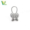 Custom Design Competitive Price Heart Die Casting Wire Key Ring Key Ring For Collection
