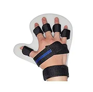 Jinon Finger Training Device,Finger Orthotics Fingerboard Stroke Hemiplegia Finger Orthotics Points for Stroke/hemiplegia/Traumatic Brain Injury (Black,Right Hand)
