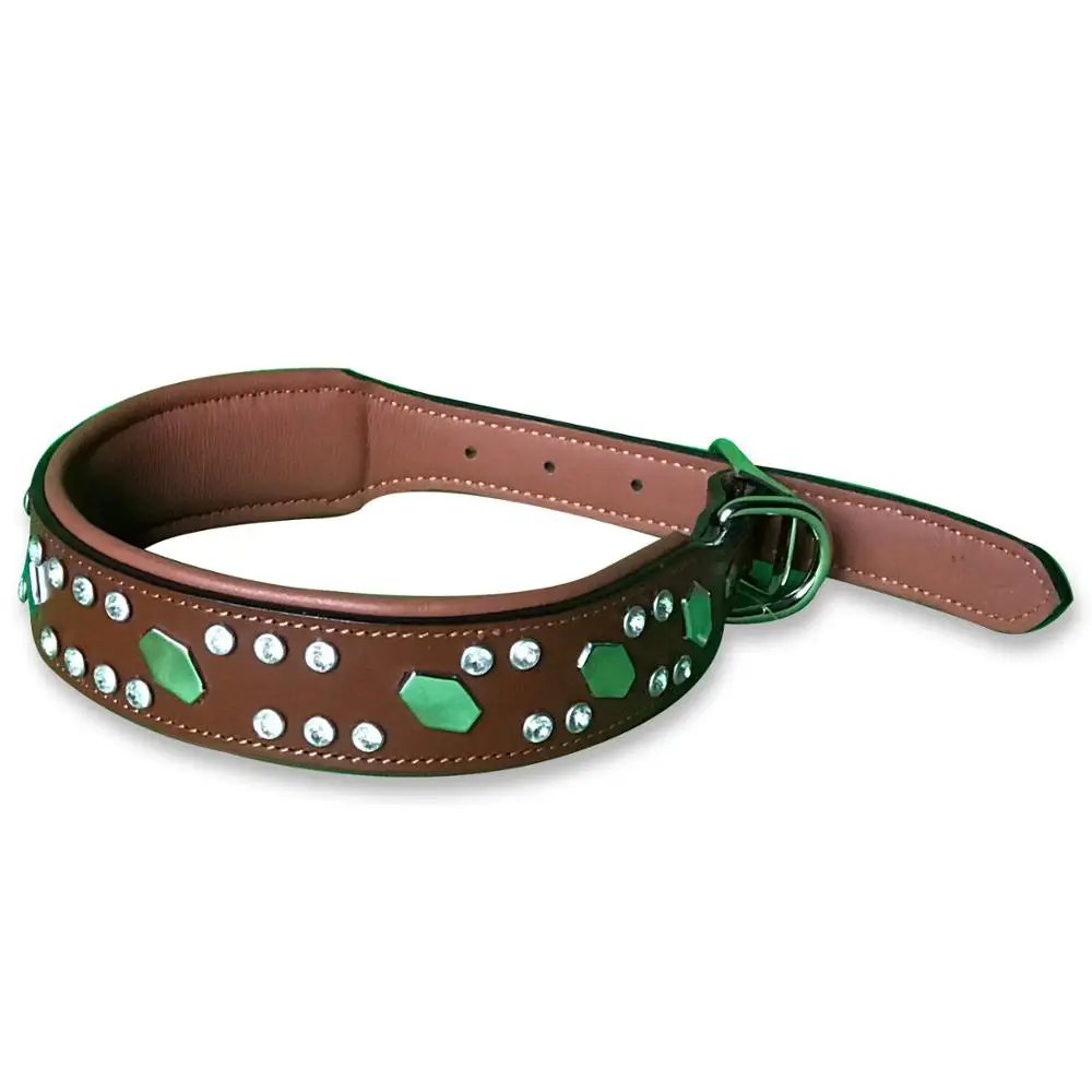 Fancy Leather Dog Collar