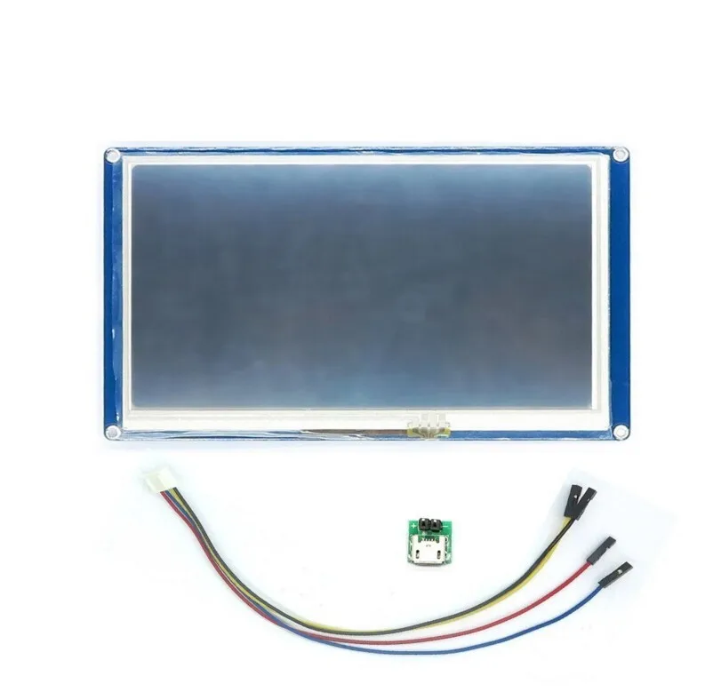 Display Touchscreen Nextion Enhanced 5'' | TFT LCD 800x480 Per Arduino, Raspberry Pi | HMI Con GPIO E RTC