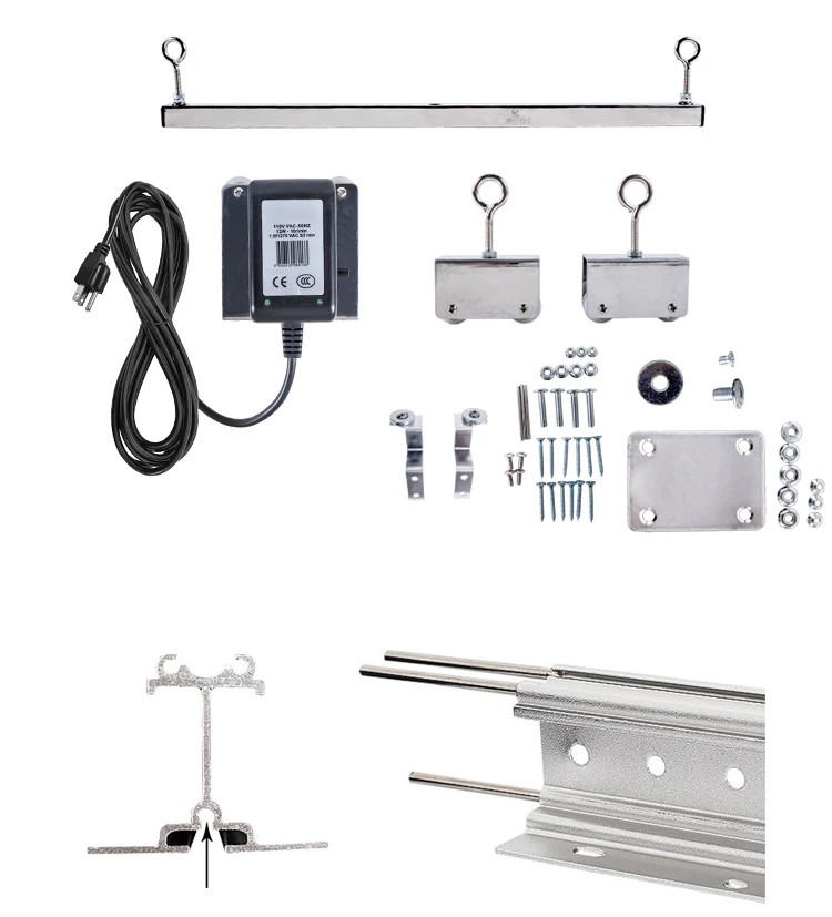 Adjustable 5ft Intelligent Light Rail Hydroponic Grow Light Trail