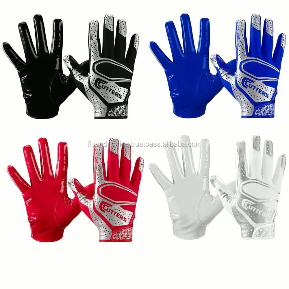 American Football Gloves Youth And Adult Receiver Glove Custom Brand For Boys And Girls Pro