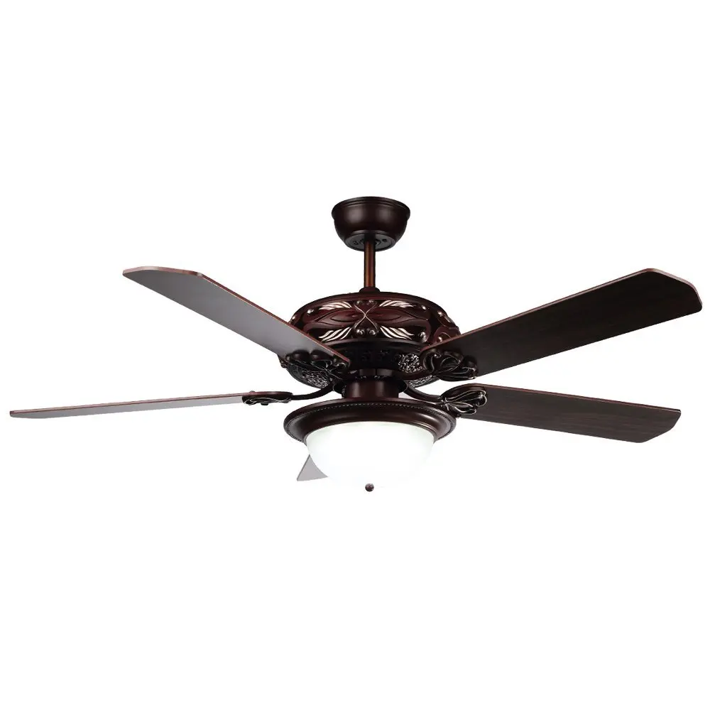 Buy Tropicalfan Vintage Ceiling Fan With One Opal Glass ...