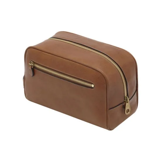 mens leather hygiene bag