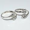 Elegant Heart Shape Plain Silver 925 Sterling Silver Toe Ring, Handmade Silver Jewelry, Indian Silver Jewelry