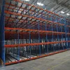 Multi level gravity flow racks for warehouse storage