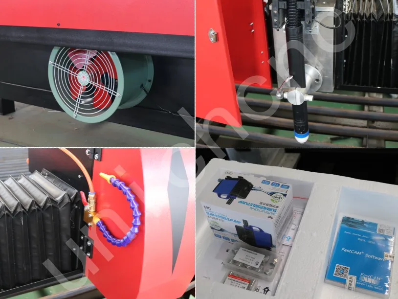 Low price Industrial MS SS cnc duct cnc plasma cutting machine lgk with CE