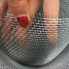 blue galvanized wire mesh for sieve and safety guards on machinery enclosures.