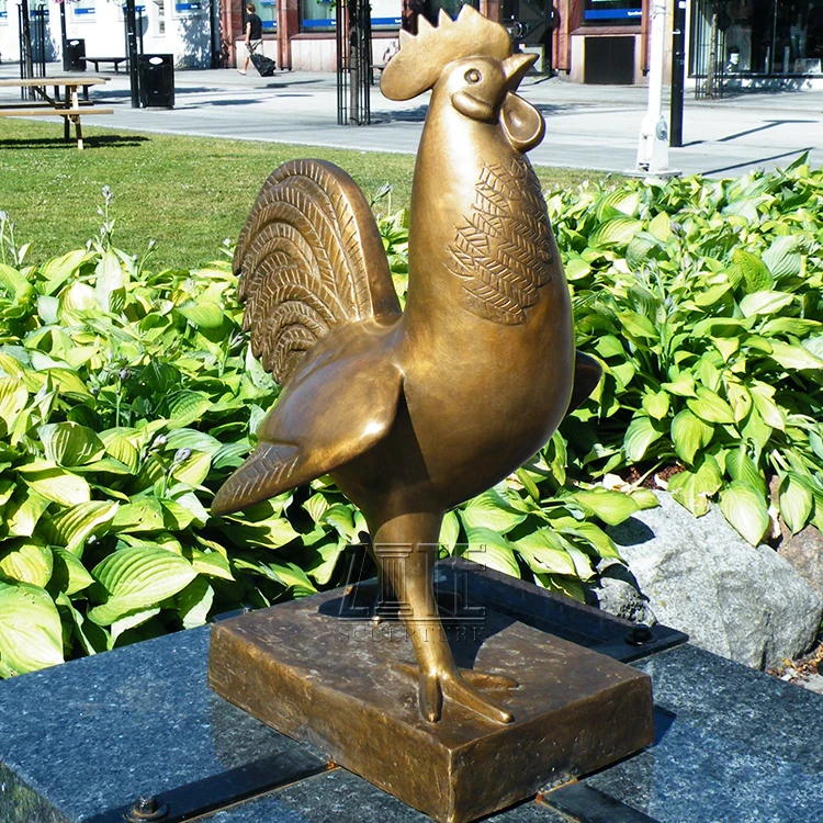 Outdoor Chinese Zodiac Bronze Rooster Sculpture - Buy Bronze 