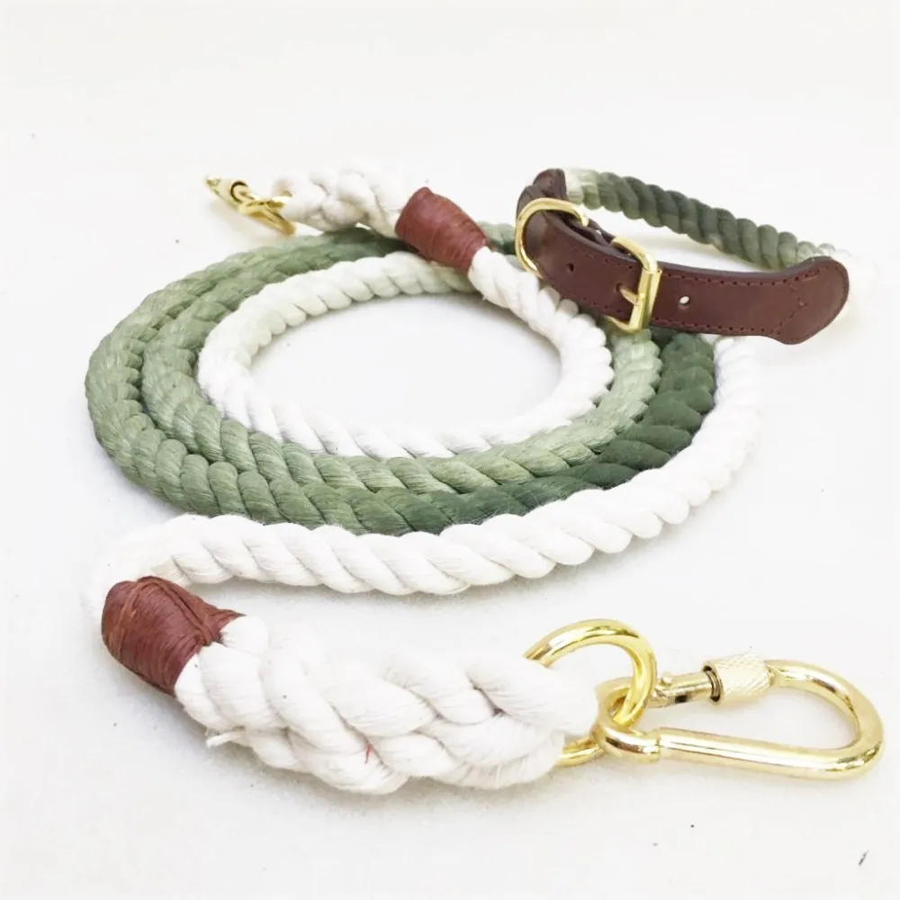 ombre rope leash