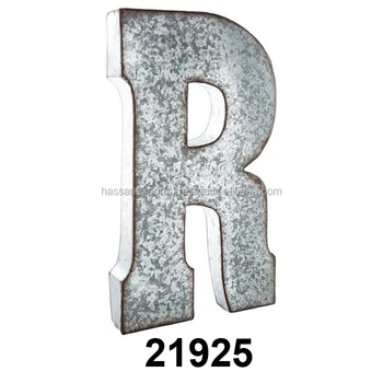 Letter R Large Galvanized Metal Wall Decor Alphabets Rustic Letters Product On Letter R Large Galvanized Metal Wall Decor Alphabets Rustic Letters Product On