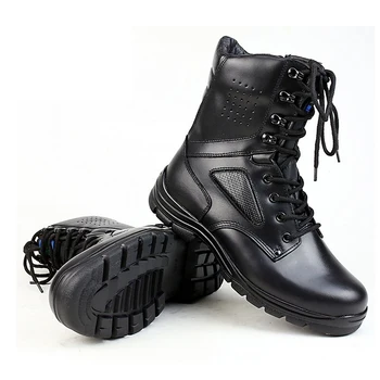 red bottom combat boots
