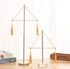 retracting table flagpoles of height from 29 to 50cm