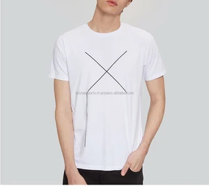 Summer New Men's White Casual T shirts Fashion Male Short-sleeved Simple Print Tops Tees Cotton Summer New Men's White Casual T shirts Fashion Male Short-sleeved Simple Print Tops Tees Cotton