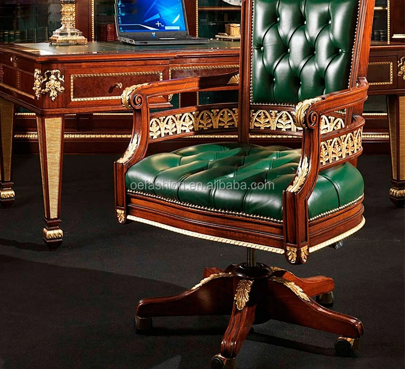 OEFASHION wooden new design classic wood office desk and chair, View