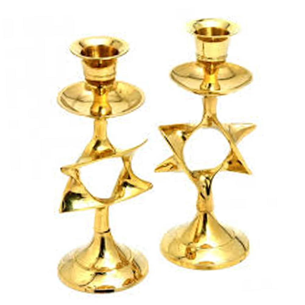 Single Light Menorah Candle Stand Handmade Made In India Direct OEM Factory Sale