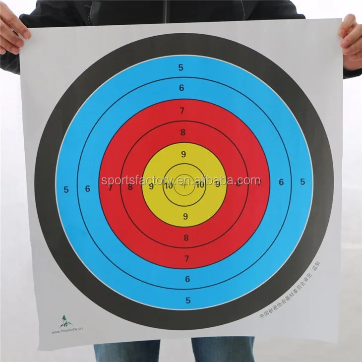 Wholesale 60x60cm Archery Shooting Target 10 Rings Paper Target Buy