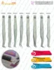 Get Precision Quality Tweezers /Professional Eyelash Extension Tweezers Slant Tip Type Volume Lash Tweezers