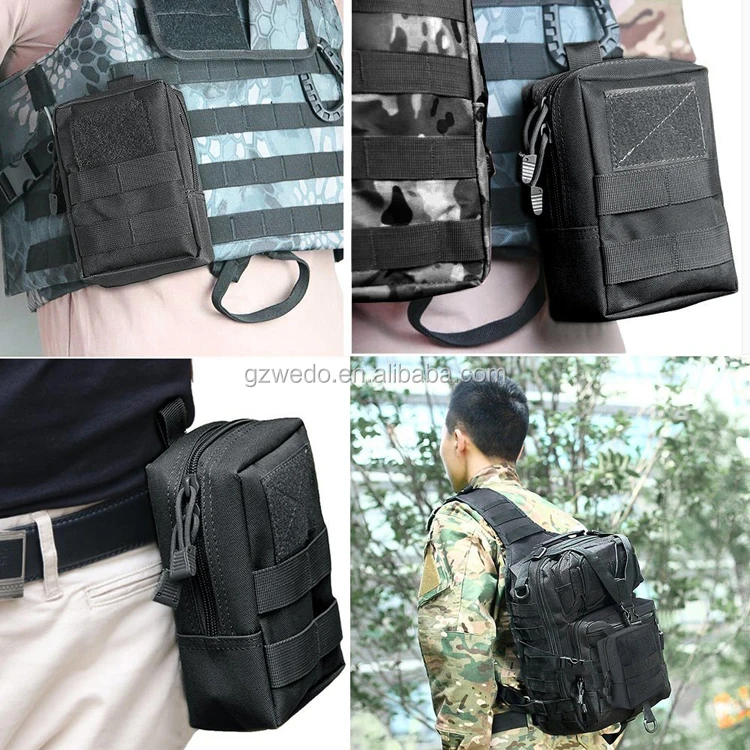 Compact Water Proof Aemy Military Waist Bag EDC Utility Molle Tactical ...