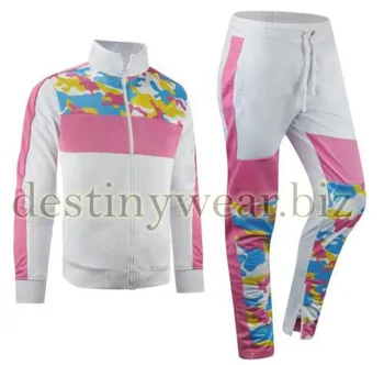 pink jogging suit mens