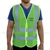 Top Quality Cheap Safety Vest Jacket High Visibility Neon Green Net Type with Reflective Tape