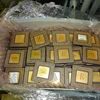 CPU CERAMIC PROCESSOR SCRAPS , RAM SCRAPS, MOTHERBOARD / Intel Pentium Pro Ceramic CPU