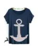 women custom pocket tshirt Exclusive Chest Carton Print for Deep neck Ladies T-Shirt