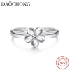 925 Sterling Silver Adjustable Open Flower Toe Rings Jewelry