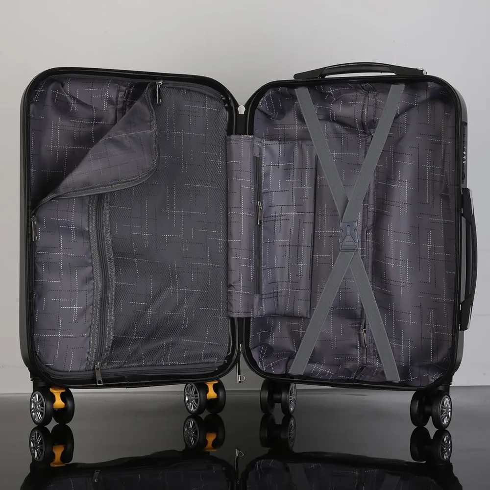 Diamond Glossy Luggage,360 Spinner Luggage Sets,Classic Style Suitcase