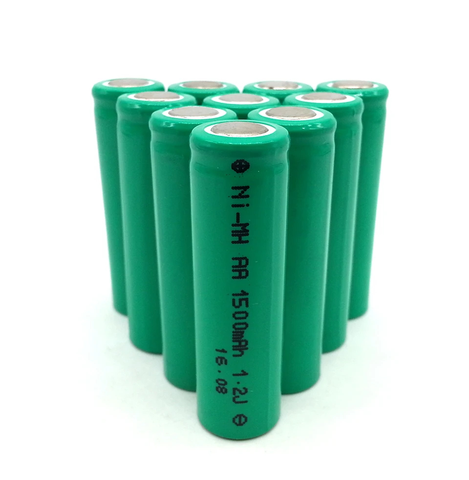 1500ma Aa Rechargeable Ni-mh Battery 1.2v 1500ma Li-ion Rechargeable ...