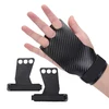 Carbon Synthetic fiberHand Grips for Cross Training Kettlebells Powerlifting Chin Ups Pull Up WODs Gymnastics (2 Holes, 3 holes)