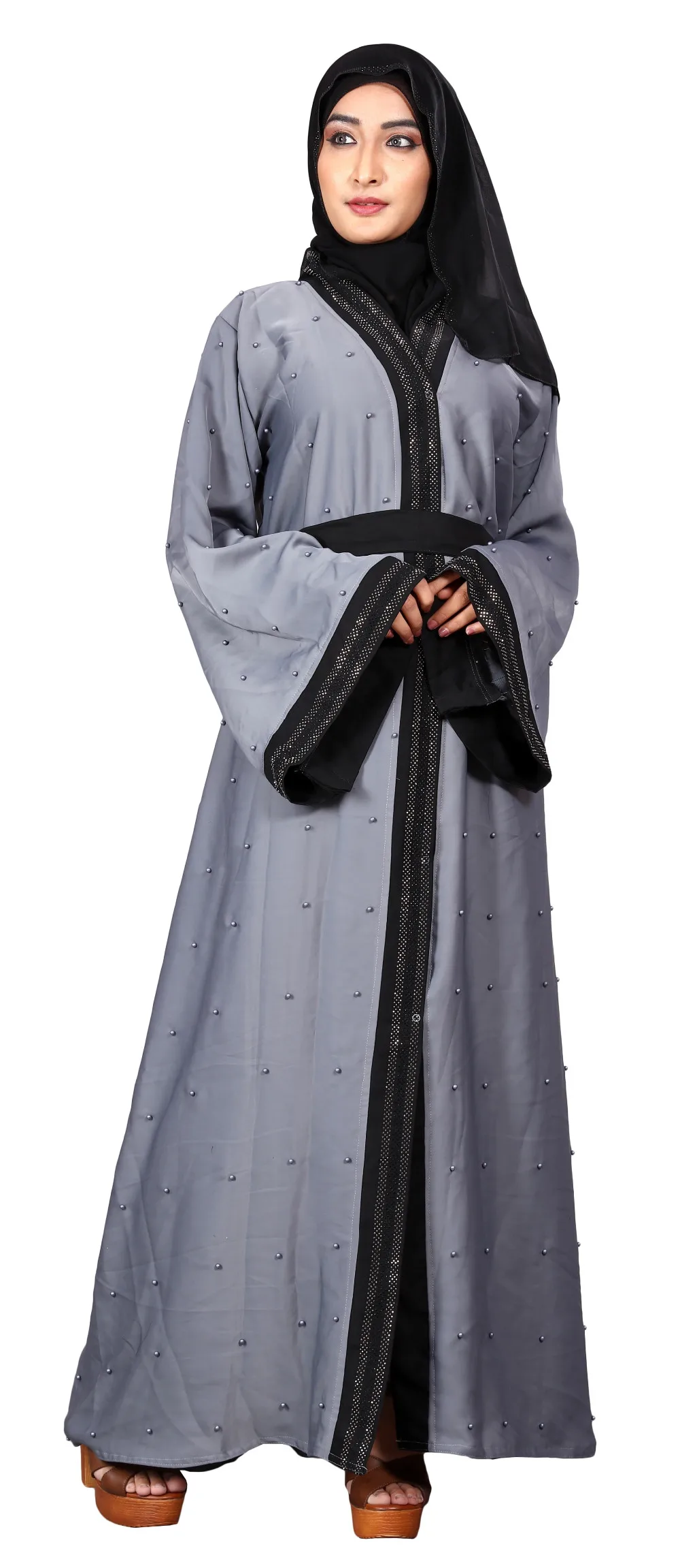 burkha front open