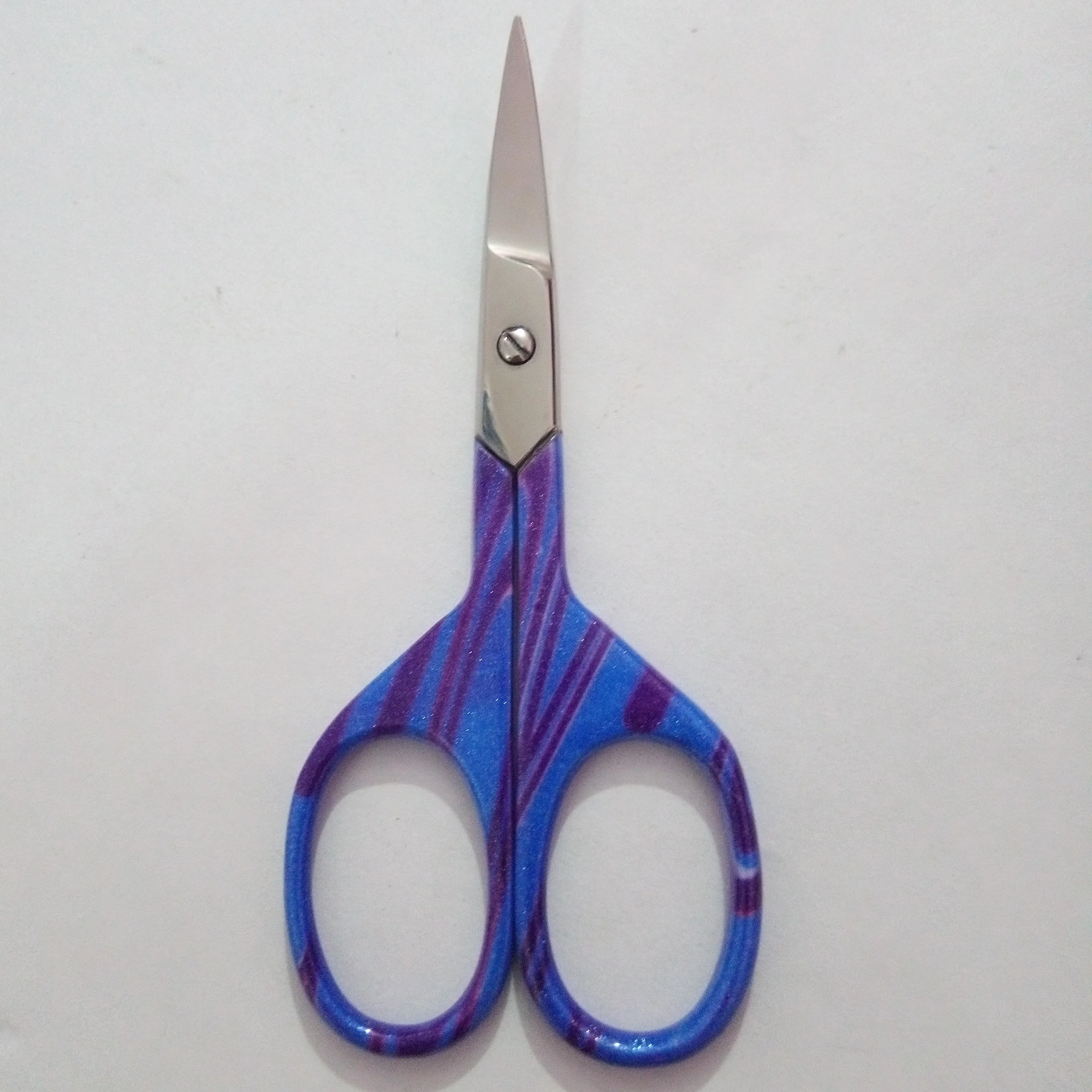 Made In Italy Small Sewing Embroidery Scissors With Multicolor Flower