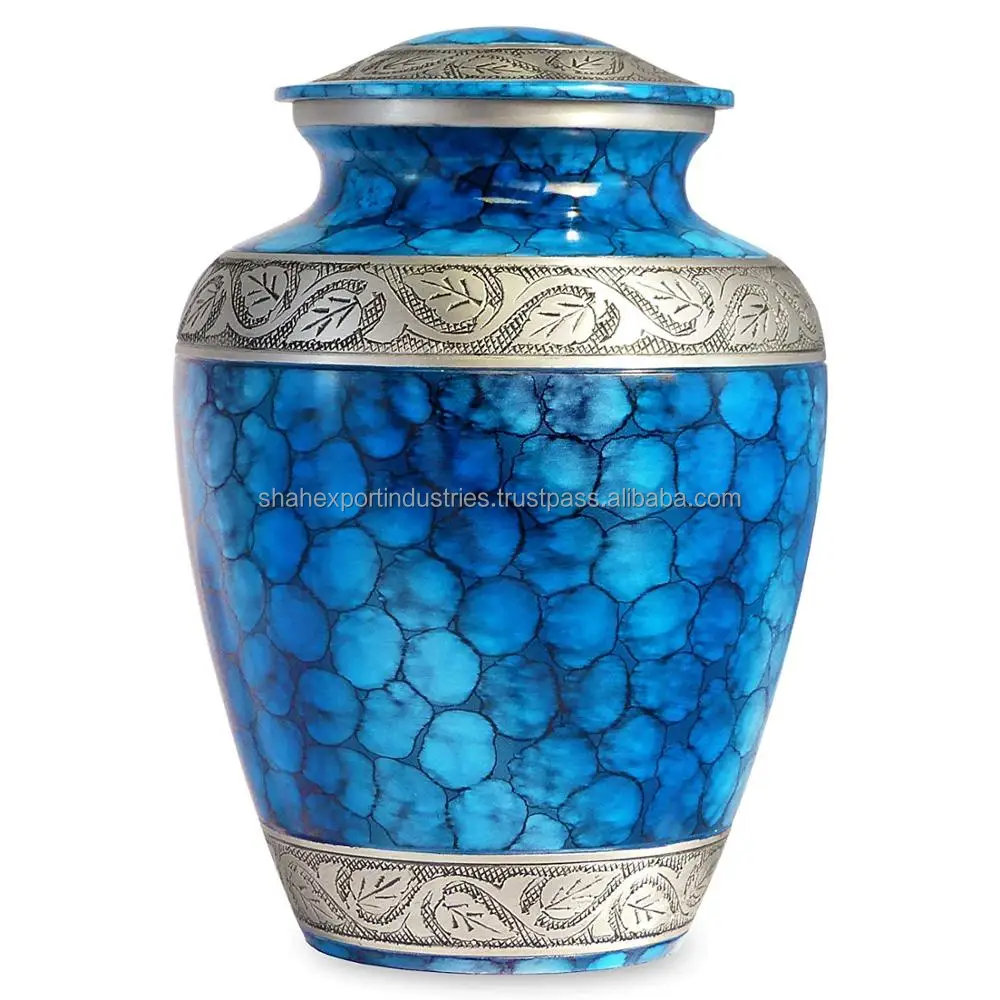 Blue Fire Cheap Adult Cremation Urns Buy Blue Fire Cheap Adult