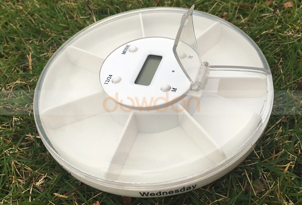 Smart Digital Lcd Medicine Reminder Box Plastic 7 Day Alarm Pill Box