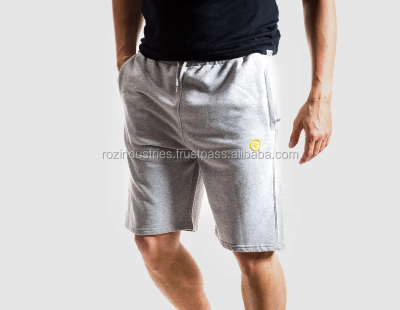 gray sweat shorts mens