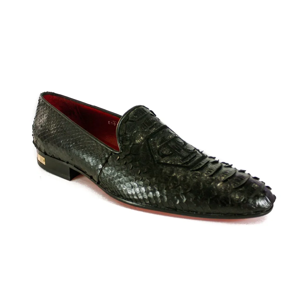 python print leather curb sneakers