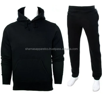 black plain tracksuit