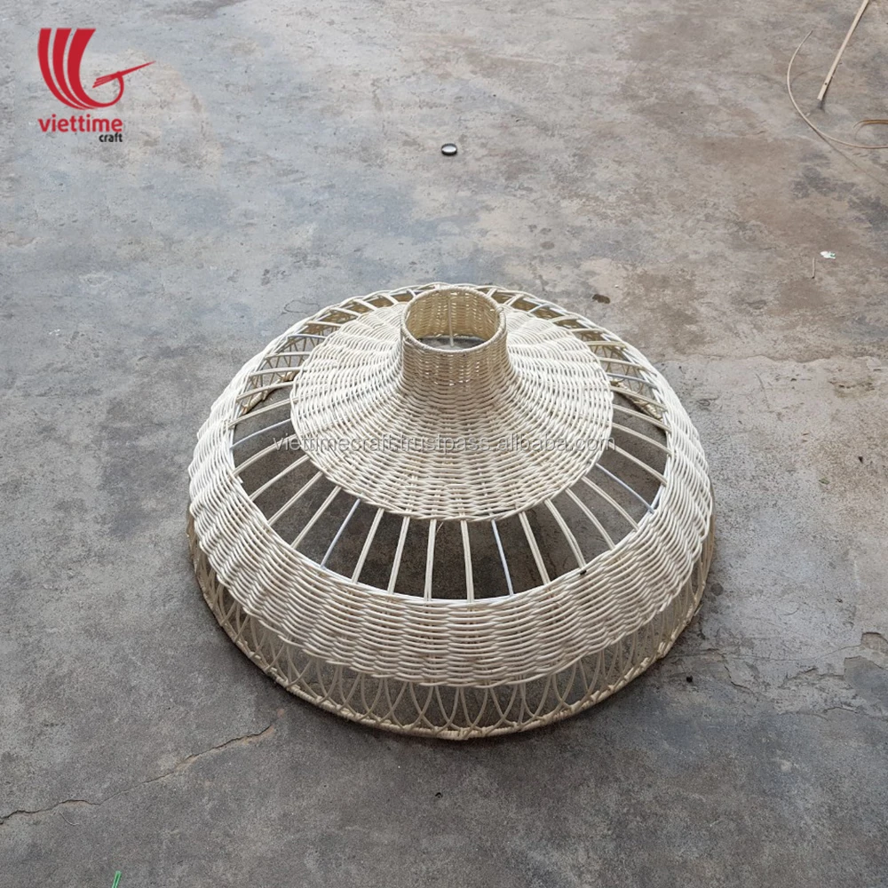 Wicker Basket Ceiling Rattan Lamp Shade,Pedant Lampshade Decor